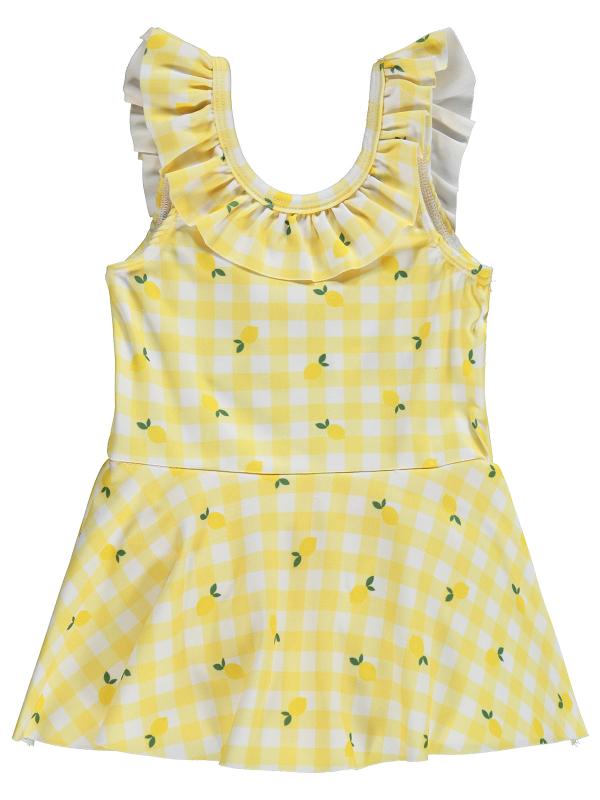 Picture of Girls Swimsuit 6-13 Years Yellow - Package