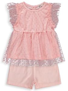 Picture of Girls Set 2-5 Years Powder Pink - Package