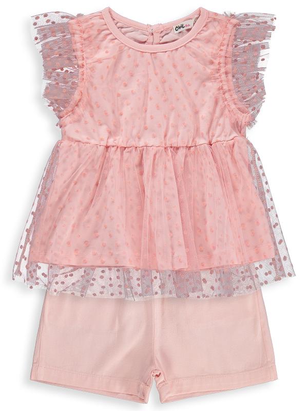 Picture of Girls Set 2-5 Years Powder Pink - Package