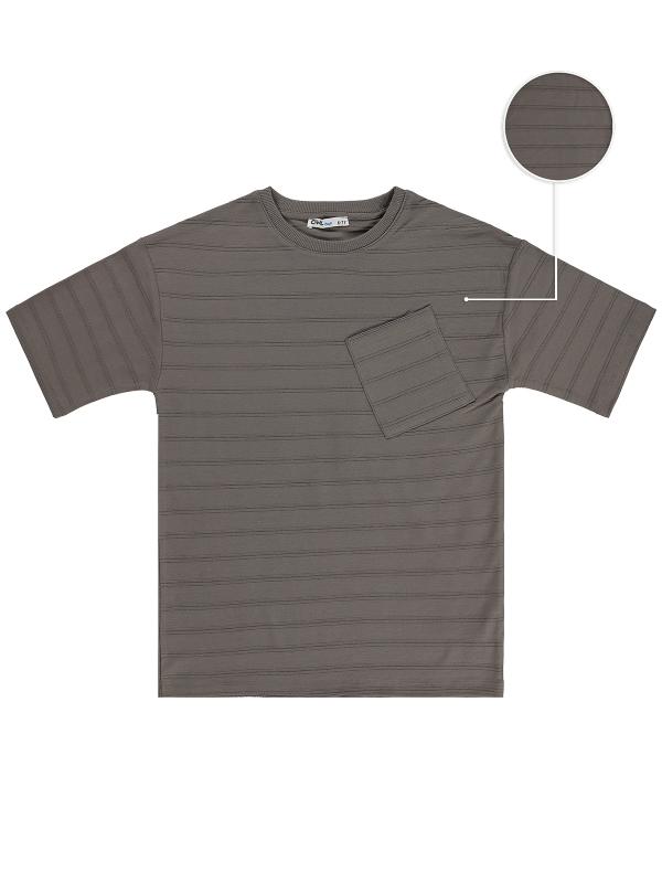 Picture of Boys T-Shirt 6-9 Years Dark Brown - Package