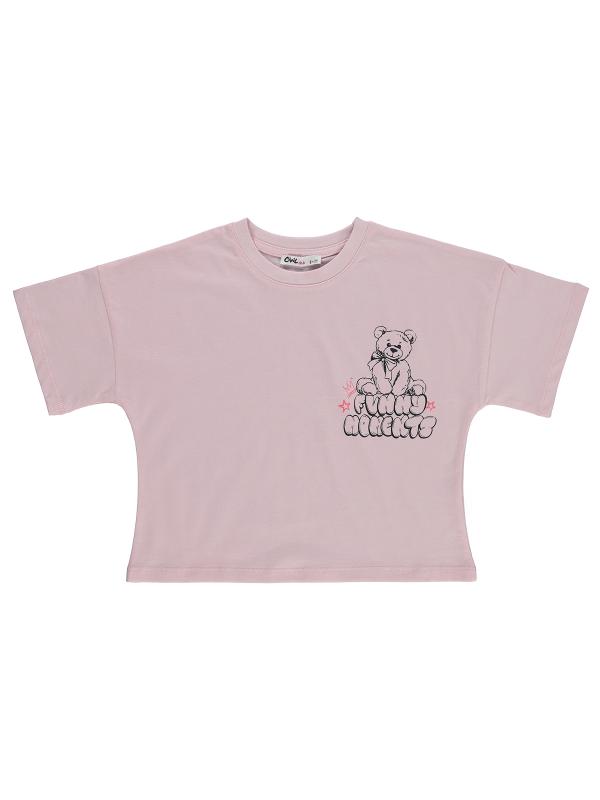 Picture of Girls T-Shirt 6-9 Years Powder Pink - Package