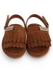 Picture of Girls Sandals Size 21-25 Camel Brown - Package