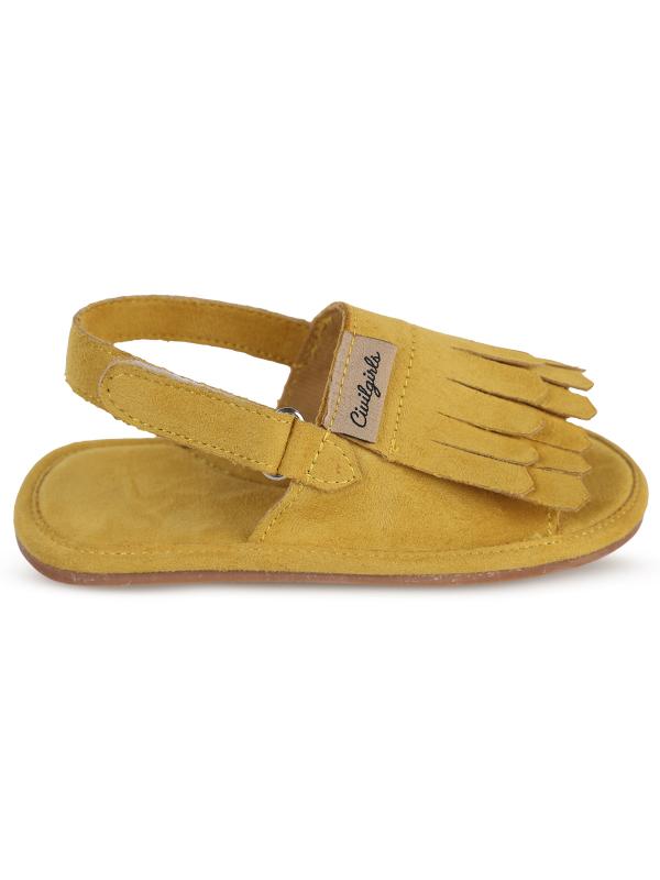 Picture of Girls Sandals Size 26-30 Mustard - Package