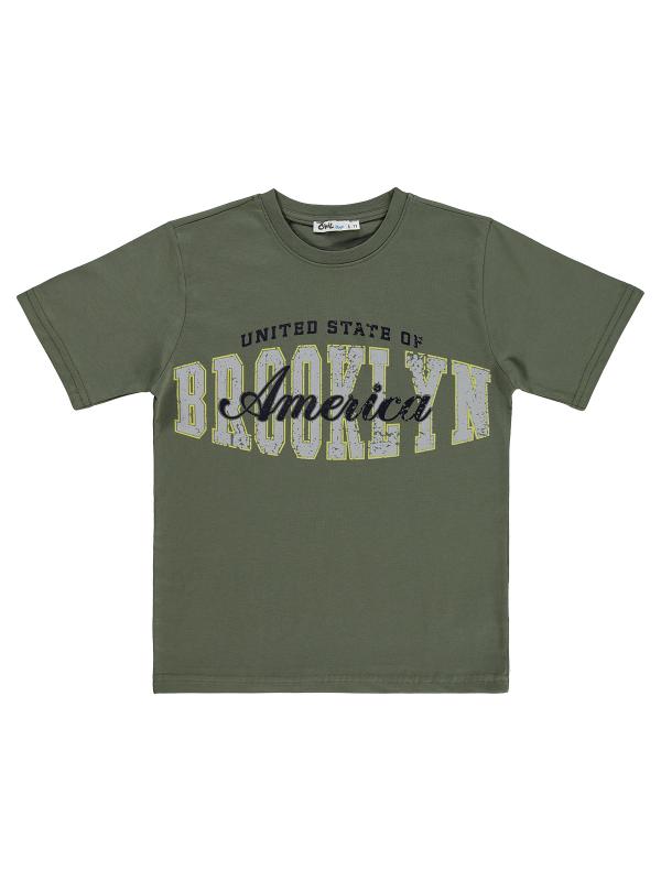 Picture of Boys T-Shirt 6-9 Years Khaki - Package