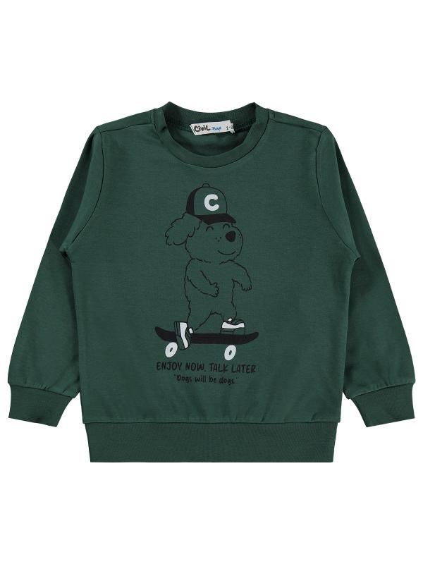 Picture of Boys Sweatshirt Km 2-5 Years Pine Green - Package