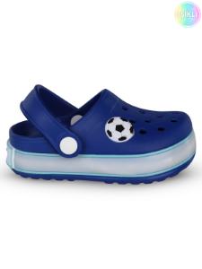 Picture of Boys Slippers Size 26-30 Saxe Blue - Package
