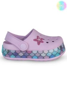 Picture of Girls Slippers Size 26-30 Light Lilac - Package