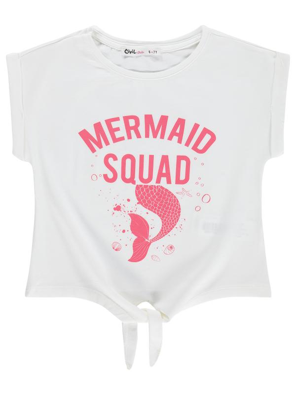 Picture of Girls T-Shirt 6-9 Years Off White - Package